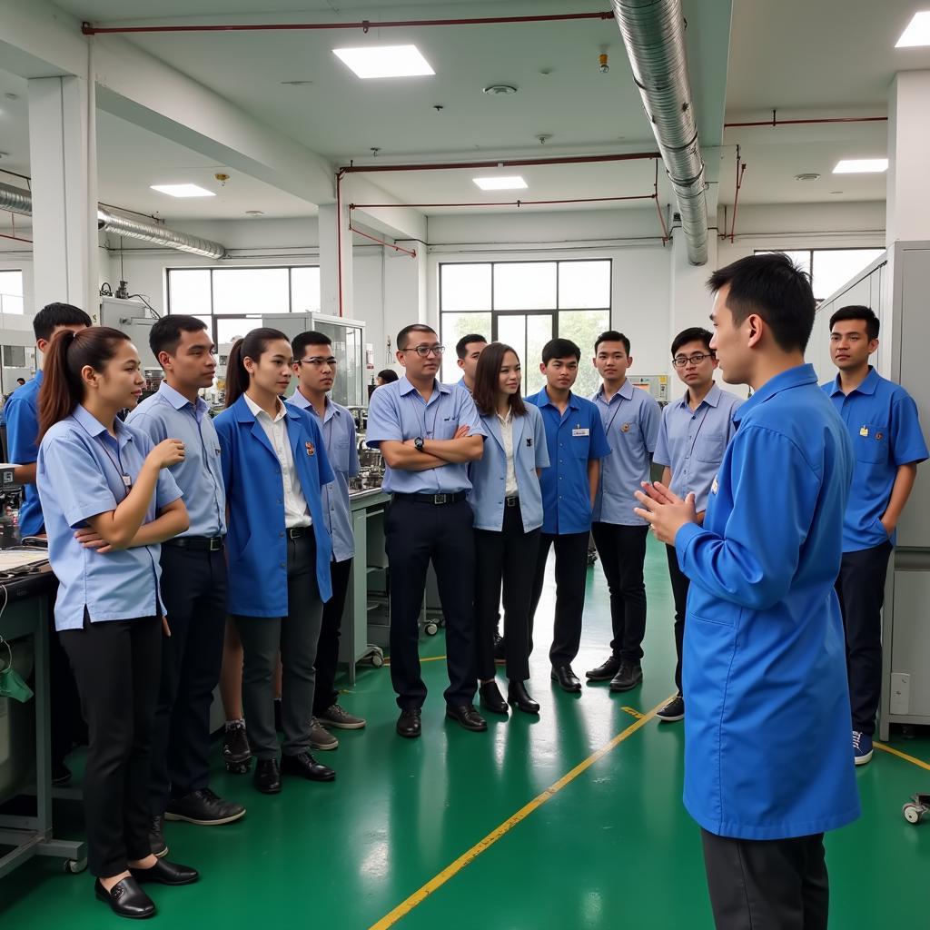 Sinh viên Đại học Công Nghiệp Hà Nội thực tập tại doanh nghiệp