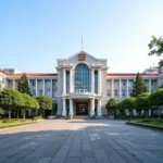 Tòa nhà chính Đại học Dược Hà Nội