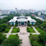 Toàn cảnh Đại học Kinh tế Nguyễn Đình Chiểu