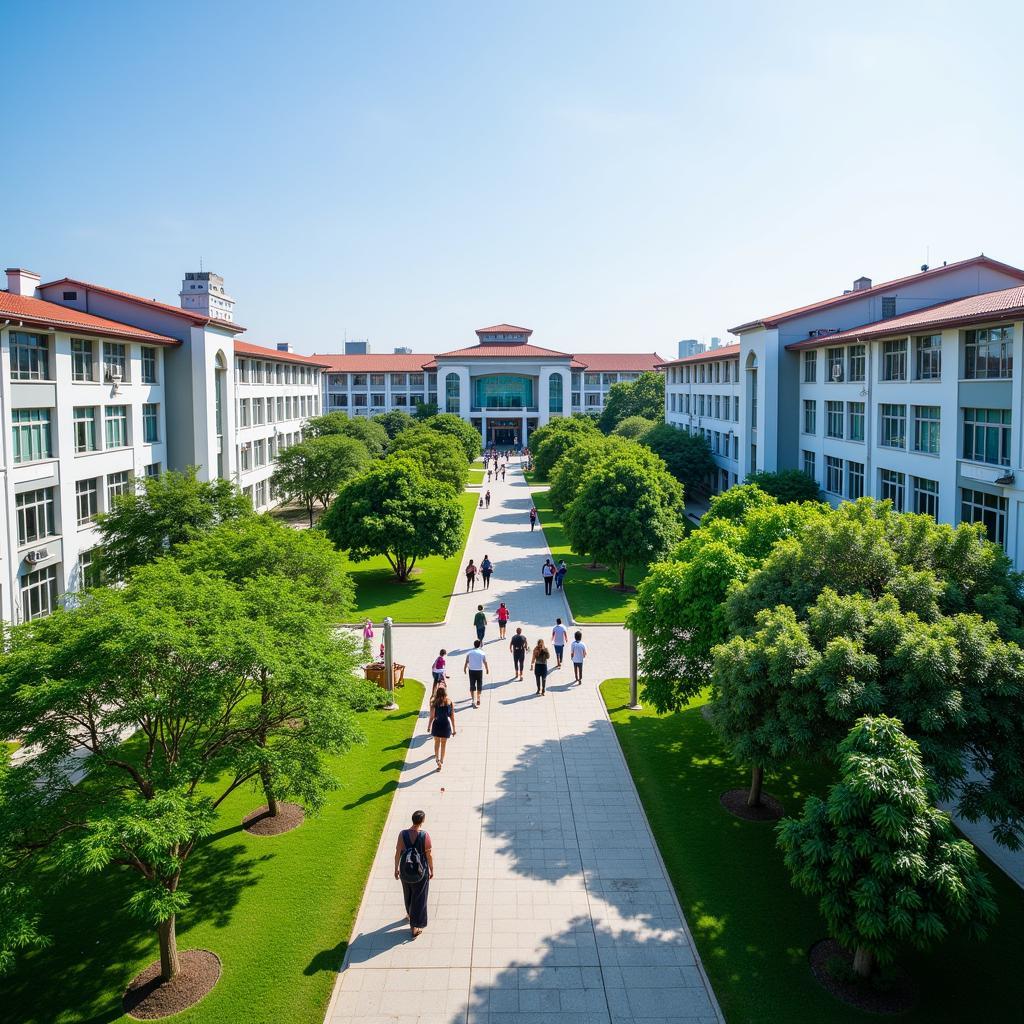 Khuôn viên Đại học Trà Vinh