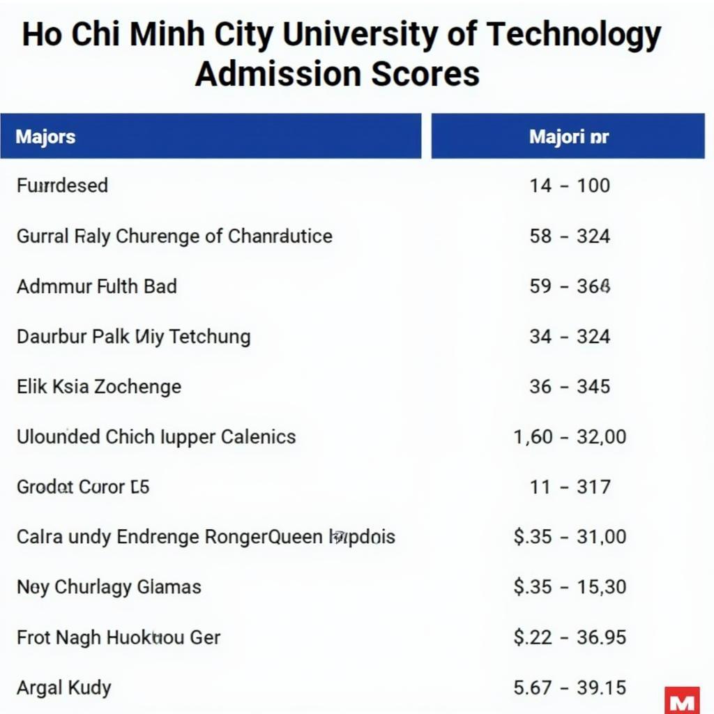 Điểm Chuẩn Đại Học Bách Khoa TPHCM 2022