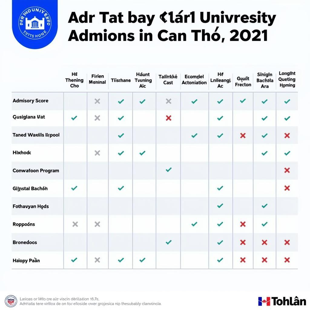 Điểm chuẩn đại học Cần Thơ năm 2021: Tổng hợp thông tin chi tiết về điểm chuẩn các trường đại học tại Cần Thơ, phân tích xu hướng và dự đoán.