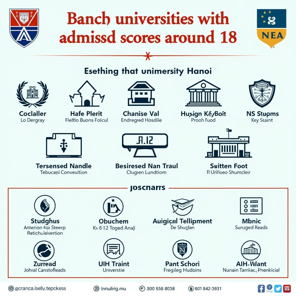 Điểm chuẩn đại học Hà Nội 18 điểm