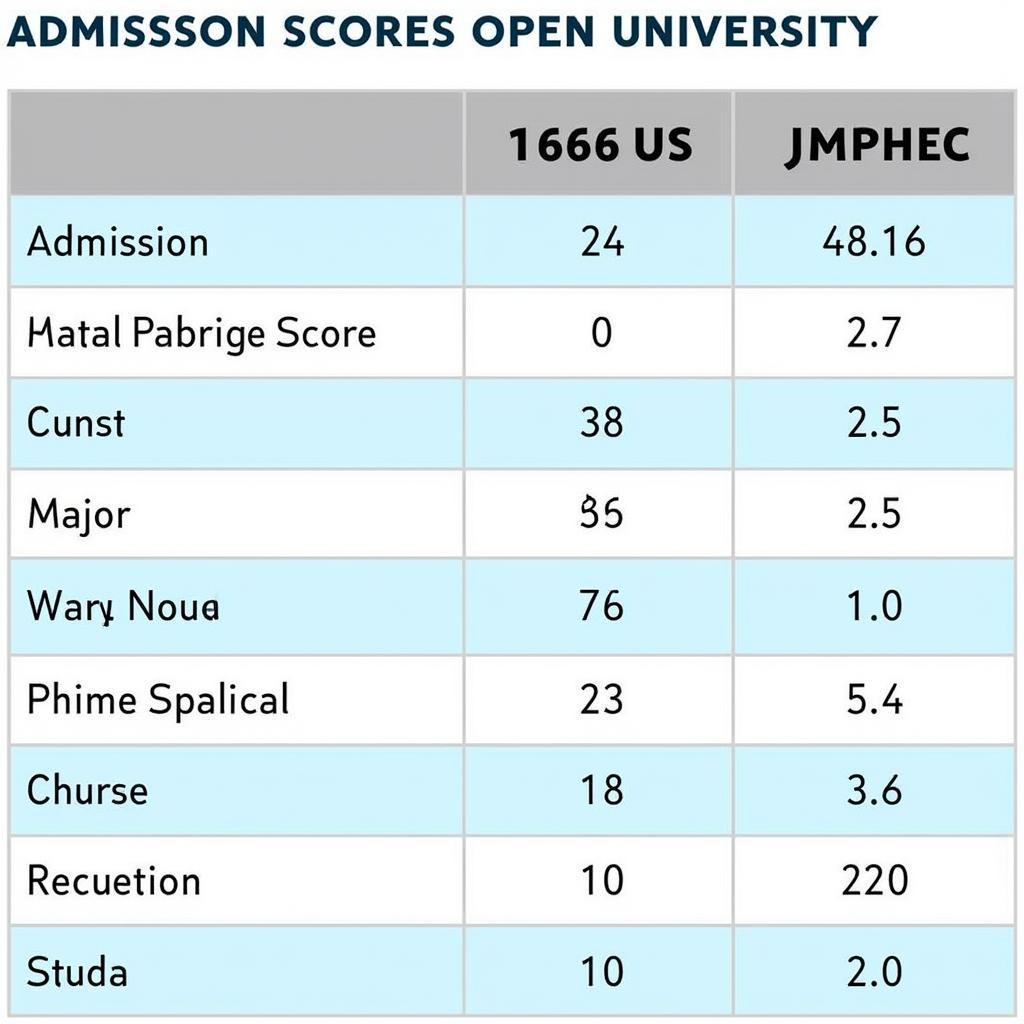 Điểm Chuẩn Đại Học Mở TP HCM