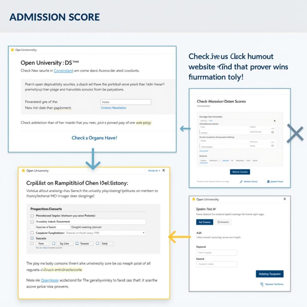 Guide to Checking Open University Admission Scores