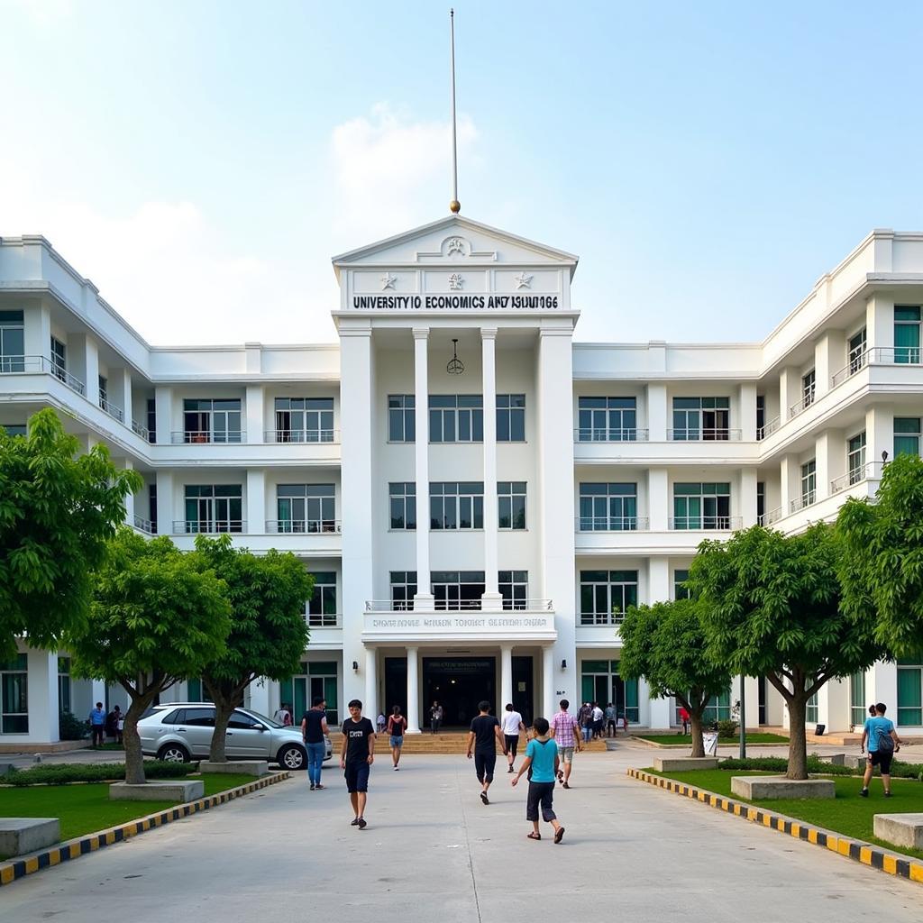 Trường Đại Học Kinh Tế Và Công Nghệ Hà Nội - Toà nhà chính