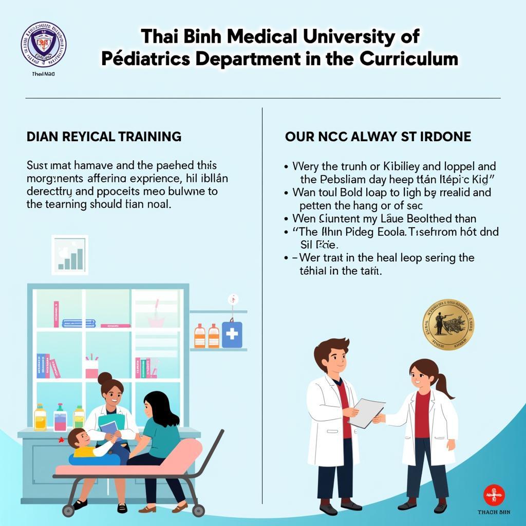 Chương trình đào tạo Bộ môn Nhi Đại học Y Thái Bình