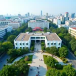 Toàn cảnh Đại học Lao động - Xã hội Hà Nội