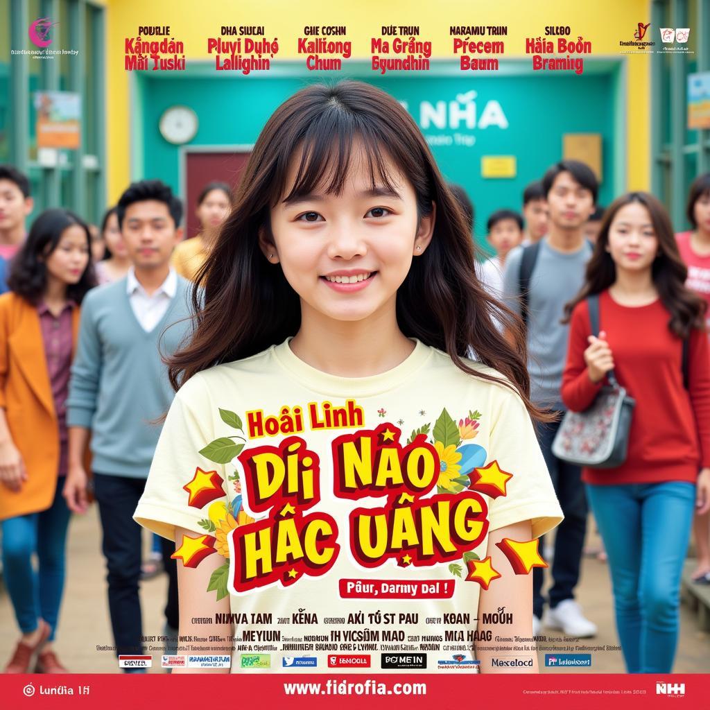 Poster phim Đại Náo Học Đường với Hoài Linh