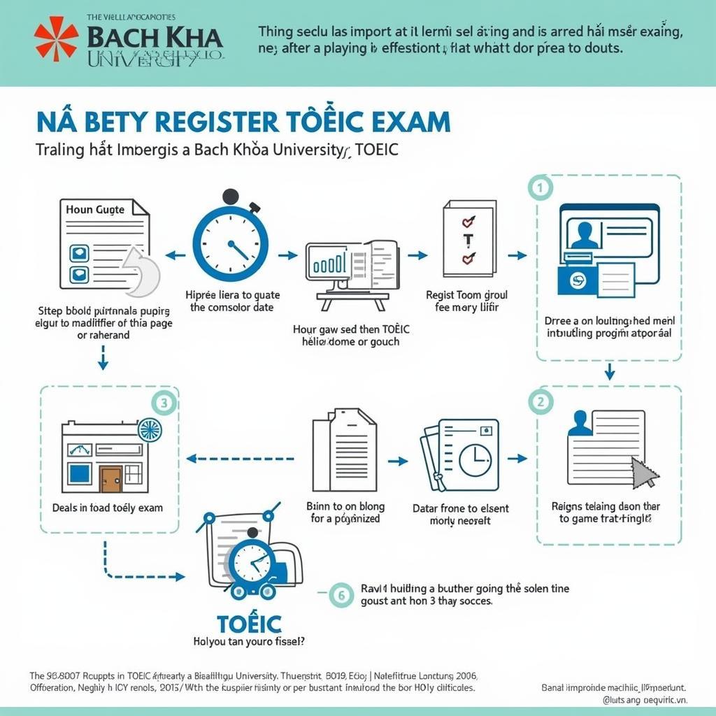 Đăng ký thi TOEIC Đại học Bách Khoa: Quy trình