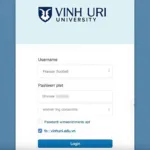 Đăng nhập Đại học Vinh