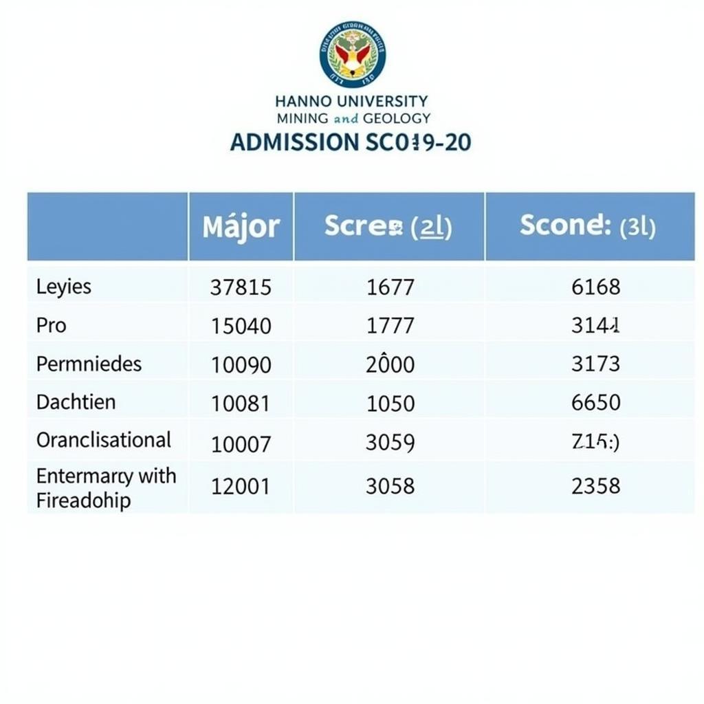 Điểm chuẩn Đại học Mỏ Địa Chất Hà Nội