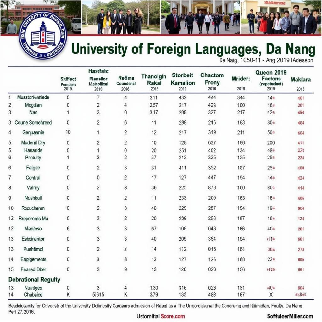 Điểm chuẩn Đại học Ngoại ngữ Đà Nẵng 2019