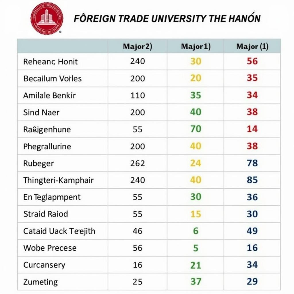 Điểm Chuẩn Đại Học Ngoại Thương Hà Nội 2015