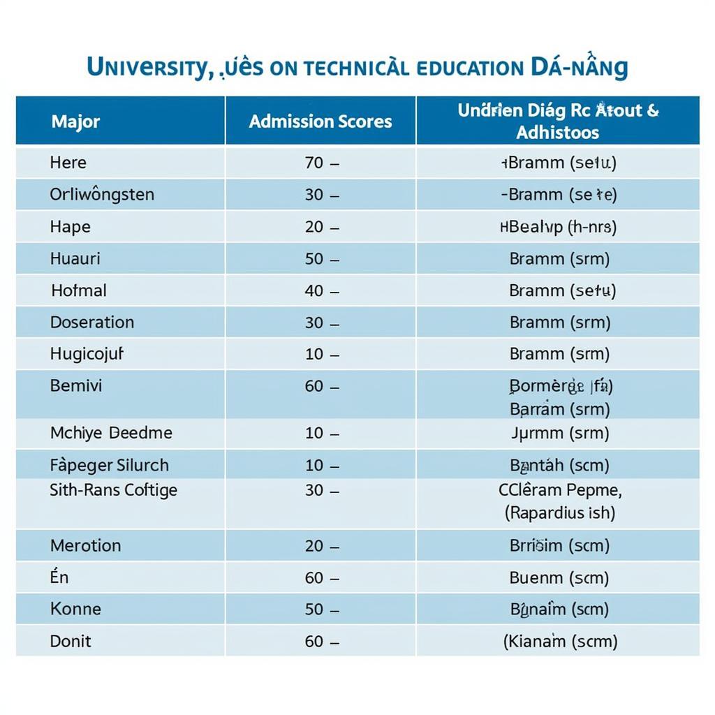 Điểm chuẩn các ngành Đại học Sư phạm Kỹ thuật Đà Nẵng