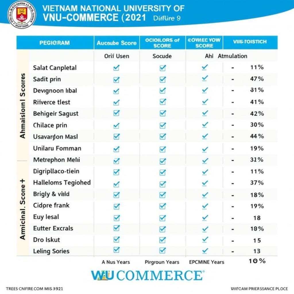 Tổng quan về điểm chuẩn Đại học Thương mại 2021