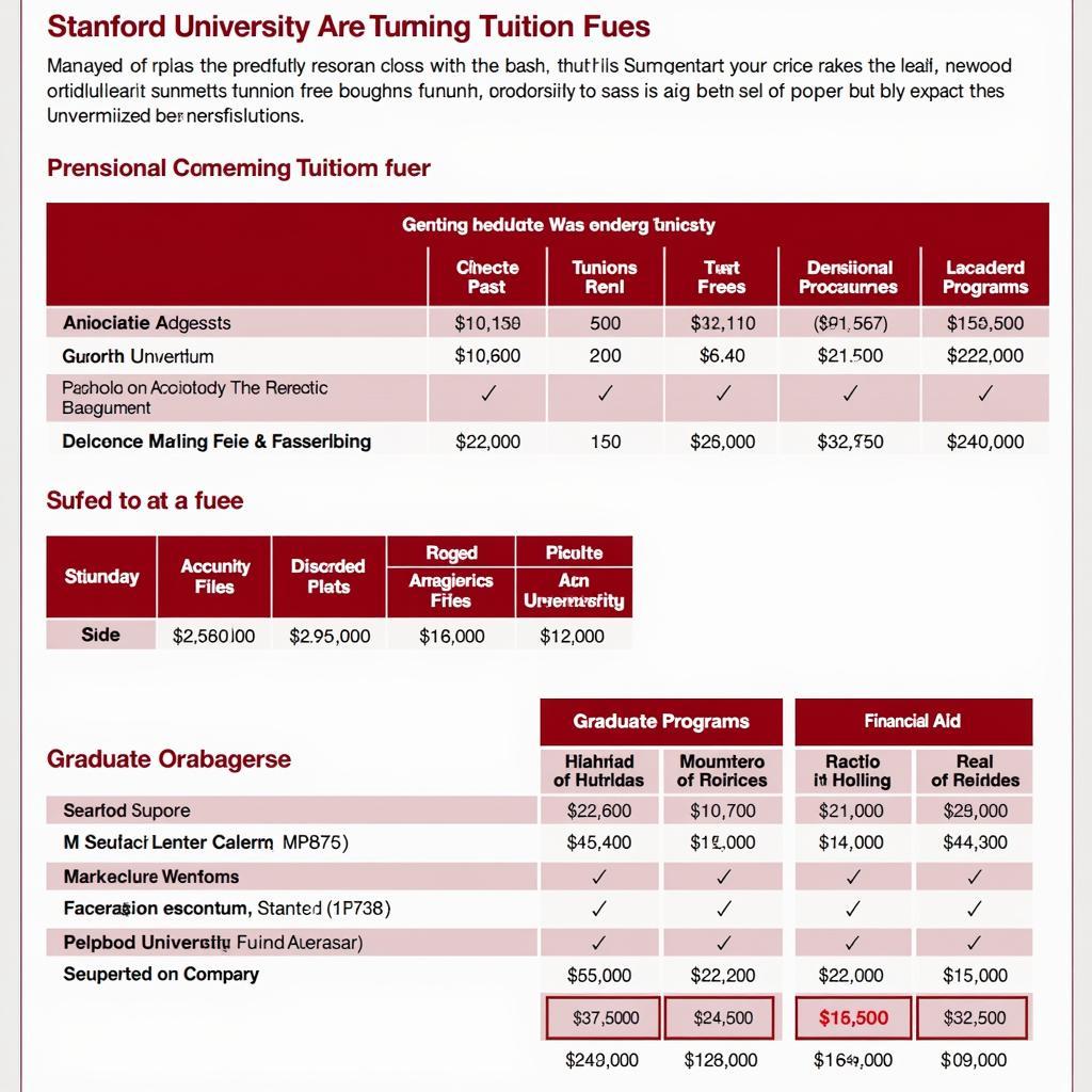 Tổng quan về học phí Stanford