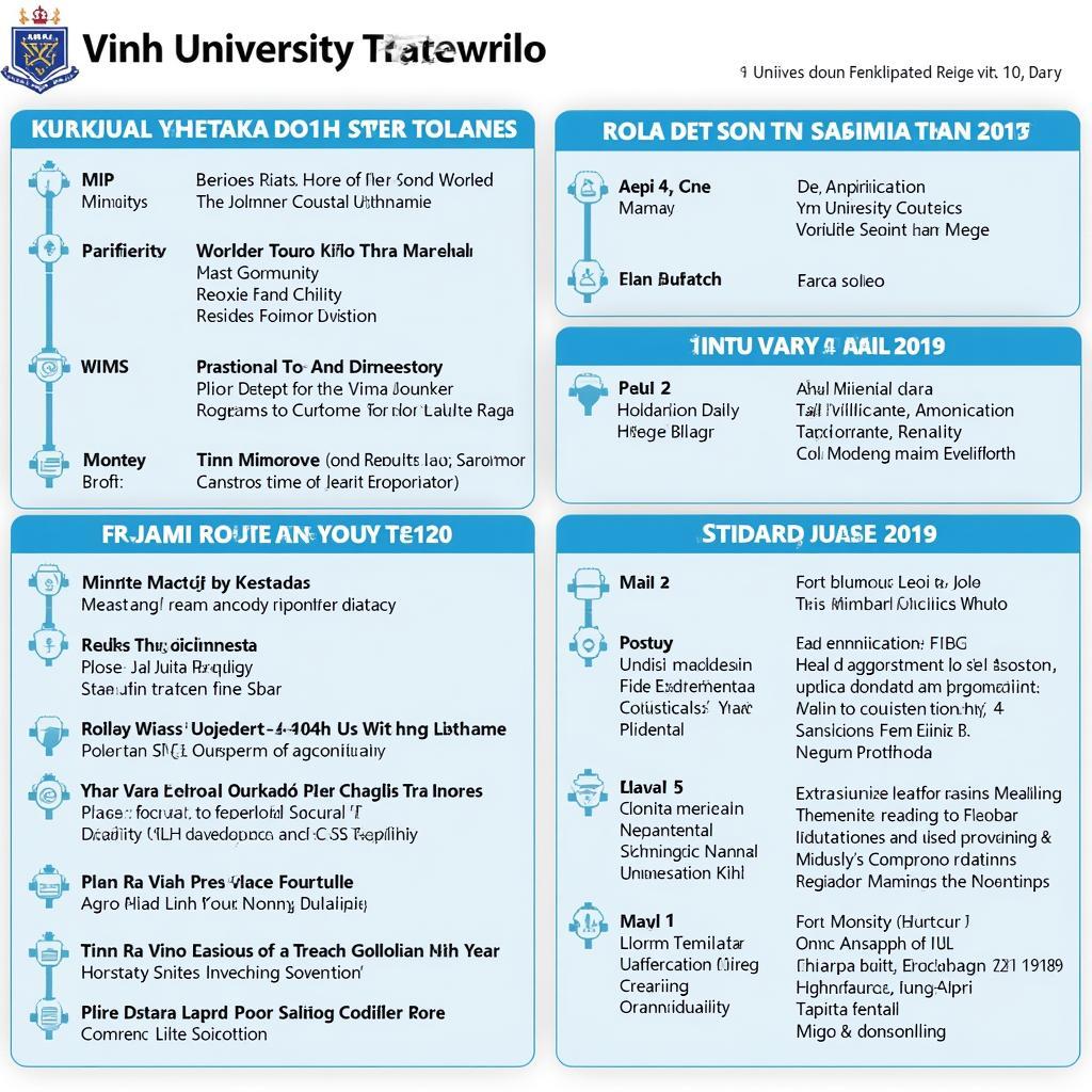 Lịch học Đại học Vinh tổng quan