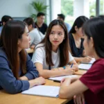 Hình ảnh minh họa về sinh viên liên thông đại học tại Ninh Thuận đang học tập.