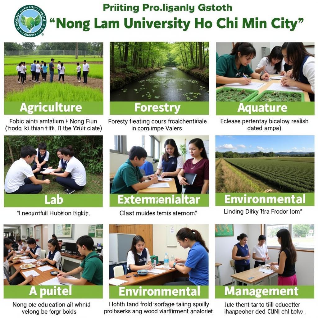 Chương trình đào tạo tại trường Đại học Nông Lâm Hồ Chí Minh