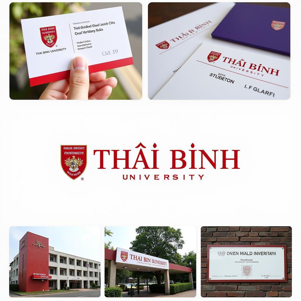 Ứng dụng Logo trường Đại học Thái Bình