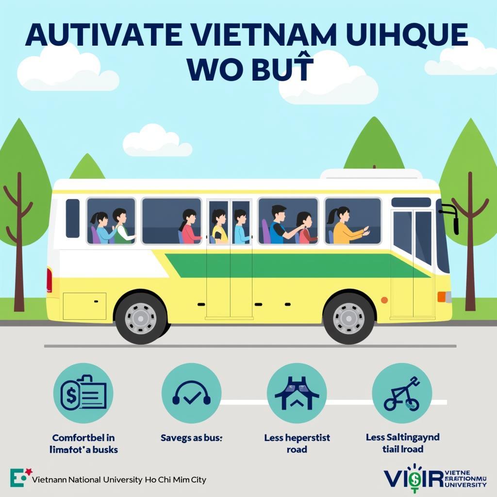 Ưu điểm của việc đi xe buýt đến ĐHQG